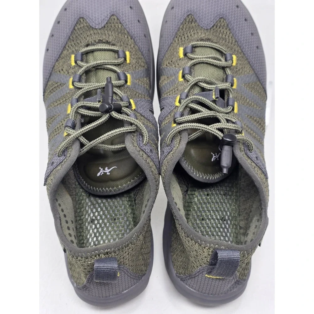 Mens Chacos Torrent Pro Water Shoes Synch Size US 11 Green Gray Casual Pre-owned